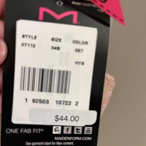 Beautiful Razor back bra! New with tags. - Picture 3 of 3